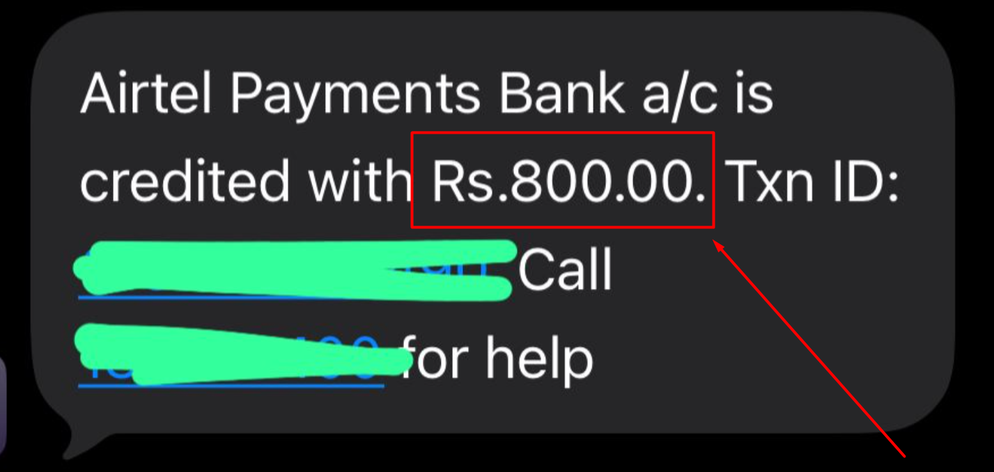 SUCCESSFULLY CREDITED